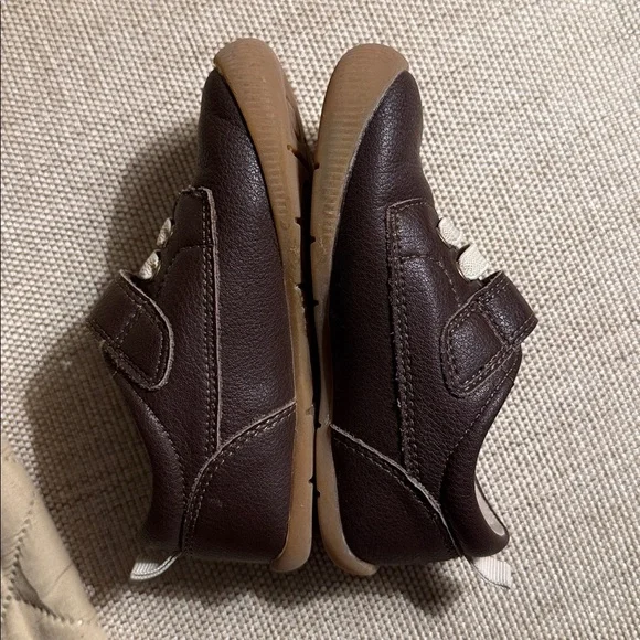 Livie & Luca Baby Shoes Brown Hook & Loop Fasten Cushioned Collar size 23/US7 - Picture 5 of 13
